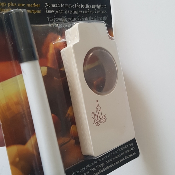 21 pcs Wine Bottle ID Tags with Marker - Picture 2 of 3